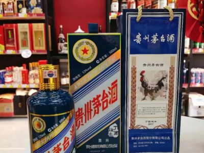 上海茅台2017年生肖茅台酒瓶回收，虹口区鸡茅回收价格表图1